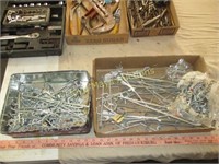 Large Lot - Metal Peg Board Hooks