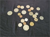 VARIOUS FOREIGN COIN LOT