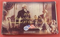 2010-S 4 Coin Presidential Dollar Proof Set