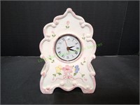 10" Porcelain Quartz Mantle Clock