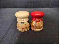 Vintage Small Salty & Peppy Shakers