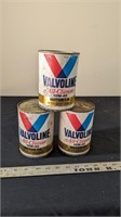 VALVOLINE OIL CANS