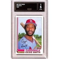 1982 Topps Traded Ozzie Smith Gma 5