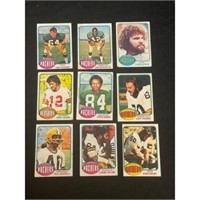(660) 1976 Topps Football Cards Mixed Grade