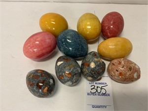 Dyed Agate Eggs & Conglomerate Stone Eggs