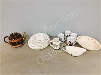 tea pot & other china