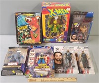 Wrestling & Super Hero Toy Action Figures Boxed