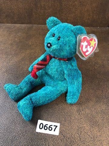 Ty Beanie Baby Bear Wallace - 1999