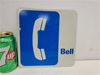 Panneau de téléphone Bell metal 8x8po