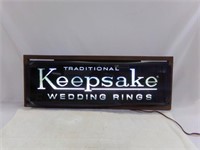 26½" X 9¾" Lighted Sign - Traditional Keepsake