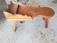 Cobblers bench coffee table