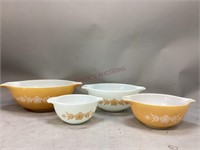 Pyrex Butterfly Gold Cinderella Bowls