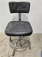 Vintage Black Industrial Chair
