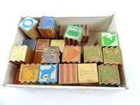 Lot of Misc. Vintage Wood Playing Blocks