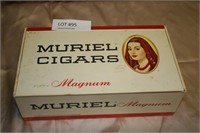 CIGAR BOX OF FOREIGN MONEY