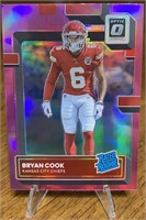 Bryan Cook 2022 Optic Rated Rookie Pink