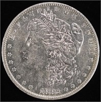 1882-O/S STRONG MORGAN DOLLAR AU