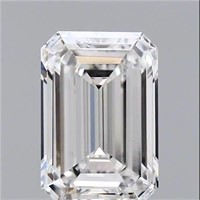 5.01 Carat Emerald Cut IGI VS1 F Loose Diamond