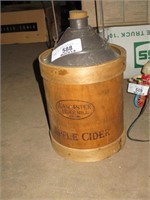 APPLE CIDER METAL JUG