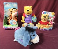 3 Boxed & 1 Used Winnie the Pooh & Friends Toys