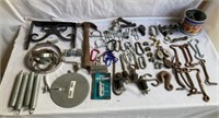 Assorted Fasteners, Clamps, Springs