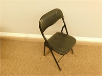 Black Fold Up Chair - Tested