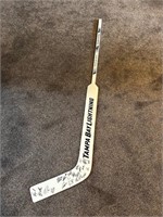 Tampa Bay Goalie Stick Autographed by Team