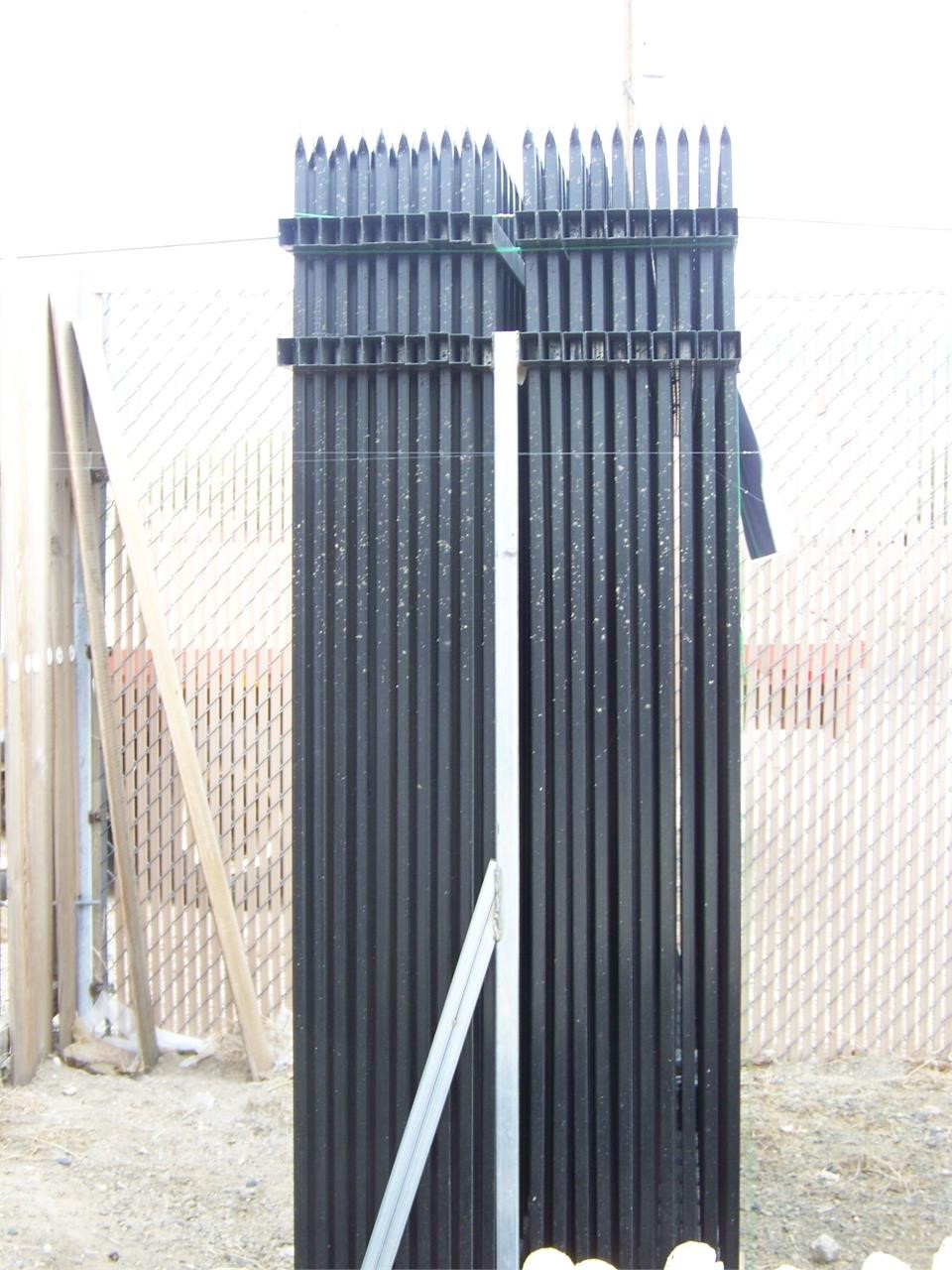 20 Black Fence Panels 10'w x 7'h