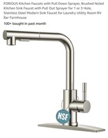 FORIOUS Kitchen Faucets with Pull Down Sprayer