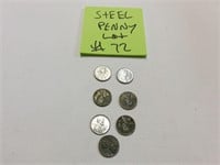 WW2 steel penny lot
