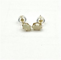 14KT Yellow Gold Opal (0.38ct) Earring, W/A