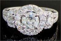 14kt Gold 1.47 ct Brilliant Natural Diamond Ring