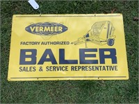 Vermeer Baler Metal Sign