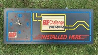 AP Muffler Lighted Sign and Clock