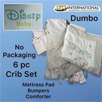 Disney 6 pc Crib Set