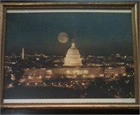 Vintage Framed Washington DC