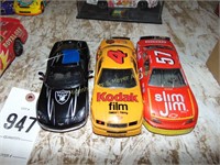 3 NASCAR DIE CAST CARS