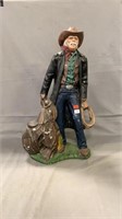 Ceramic Cowboy Figure