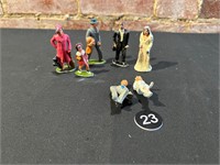 Cast Metal Miniature Figurines