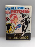 1977 Fleer ALL Pro Patches pack