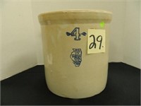 White Hall 4 Gal. Crock (Hairlines)