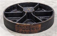 Early Wooden Brake Wheel Foundry Mold