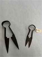 (2) Antique Metal Scissors