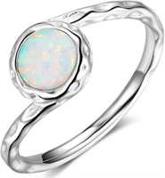 Round 2.04ct Opal Classic Solitaire Ring