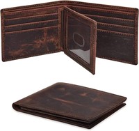 Brown Leather Bifold Men's Wallet