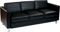 OSP Pacific Vinyl Sofa with Spring Seats