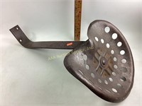 Metal Tractor Seat See photos for rust and