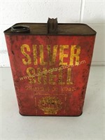Silver Shell Motor  Oil  2 Gallon Can (red)