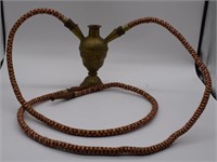 Vintage Brass Hookah Pipe