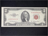 SERIES 1953 RED SEAL $2 (UNCIRCULATED)